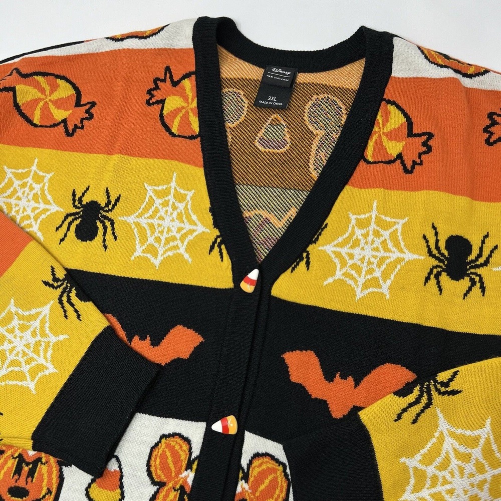 Her Universe Halloween Cardigan - Black, Orange, Yellow